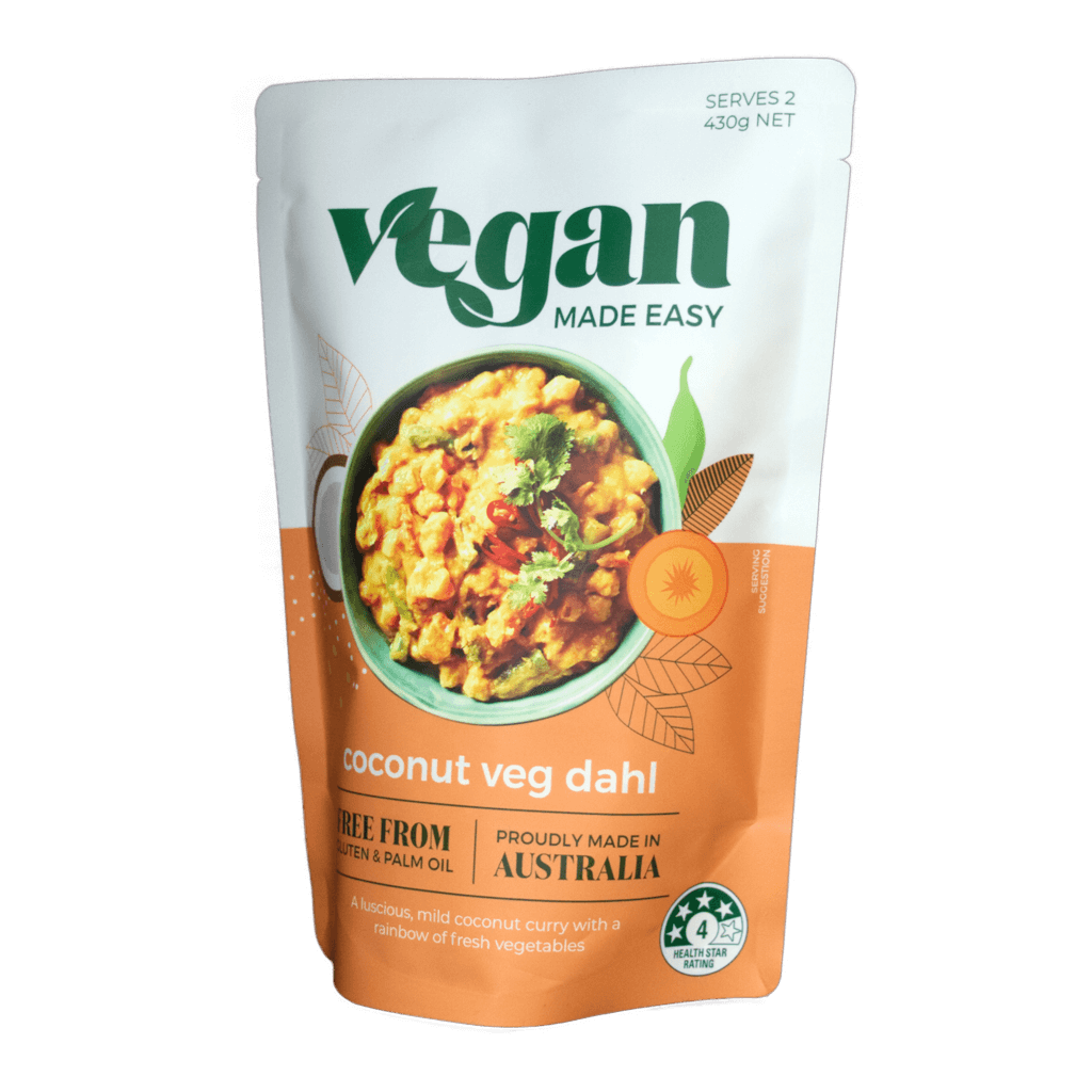 VEGAN MADE EASY COCONUT VEG DAHL visual data 2