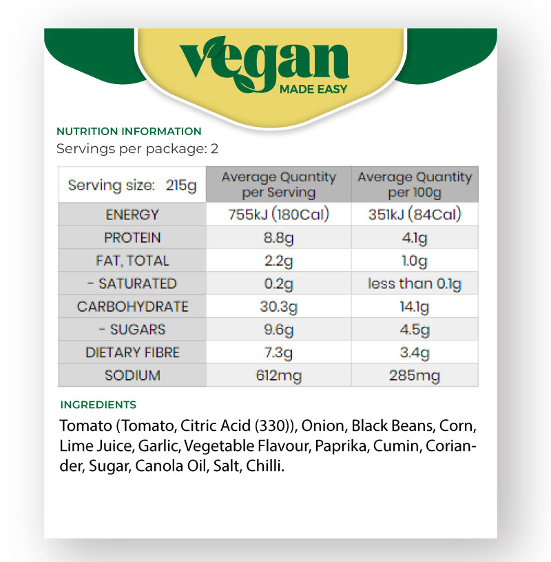 Black Bean Fiesta - 8 Pack (SYDNEY ONLY)
